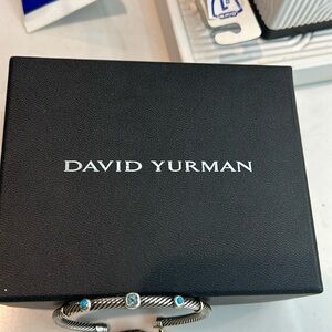 This is a David Yurman bracelet, blue topaz and turquoise